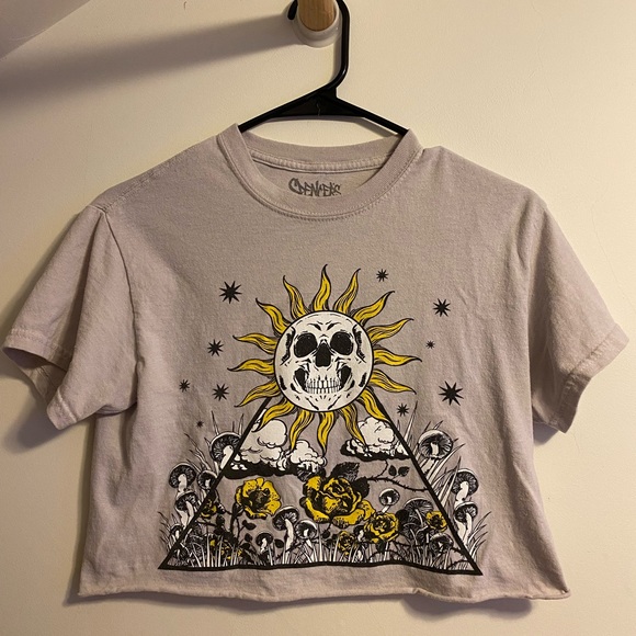 Skull Crop Top - Picture 1 of 2